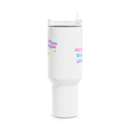 Protect Trans Lives (2) Tumbler, 40oz
