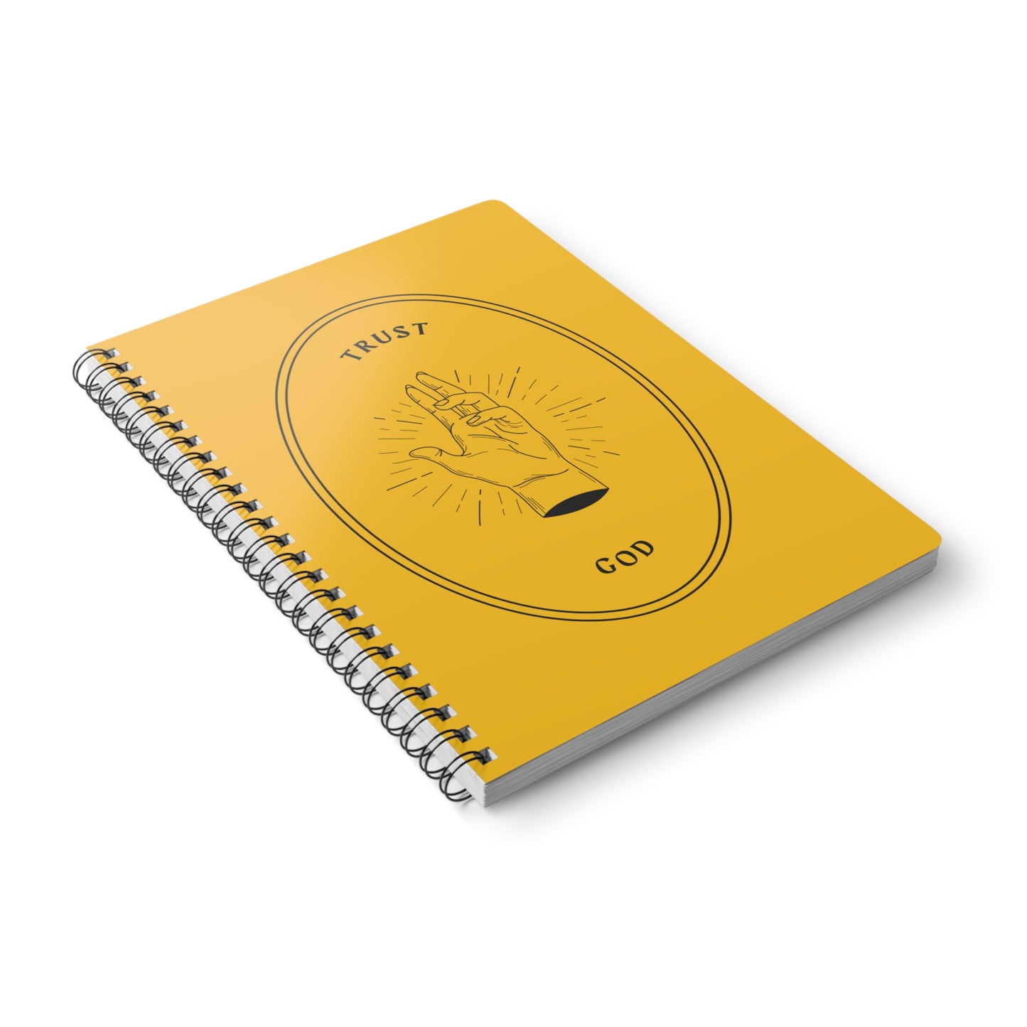 Trust God Wirobound Softcover Notebook, A5