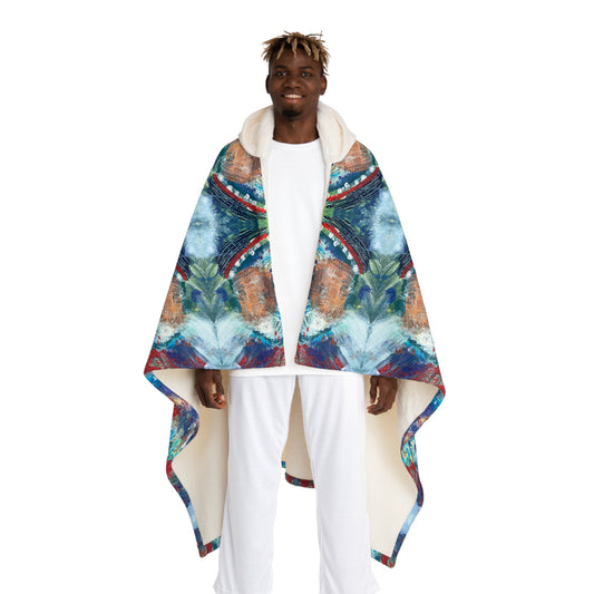 Your Mouth Is A Gift Hooded Sherpa Fleece Blanket