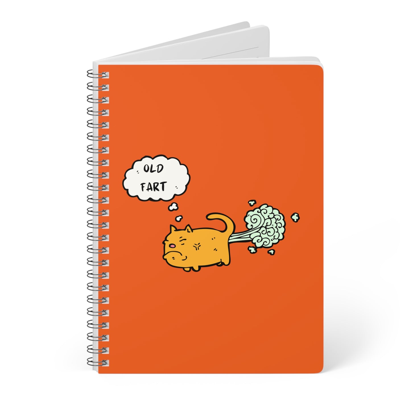 Old Fart (3) Wirobound Softcover Notebook, A5