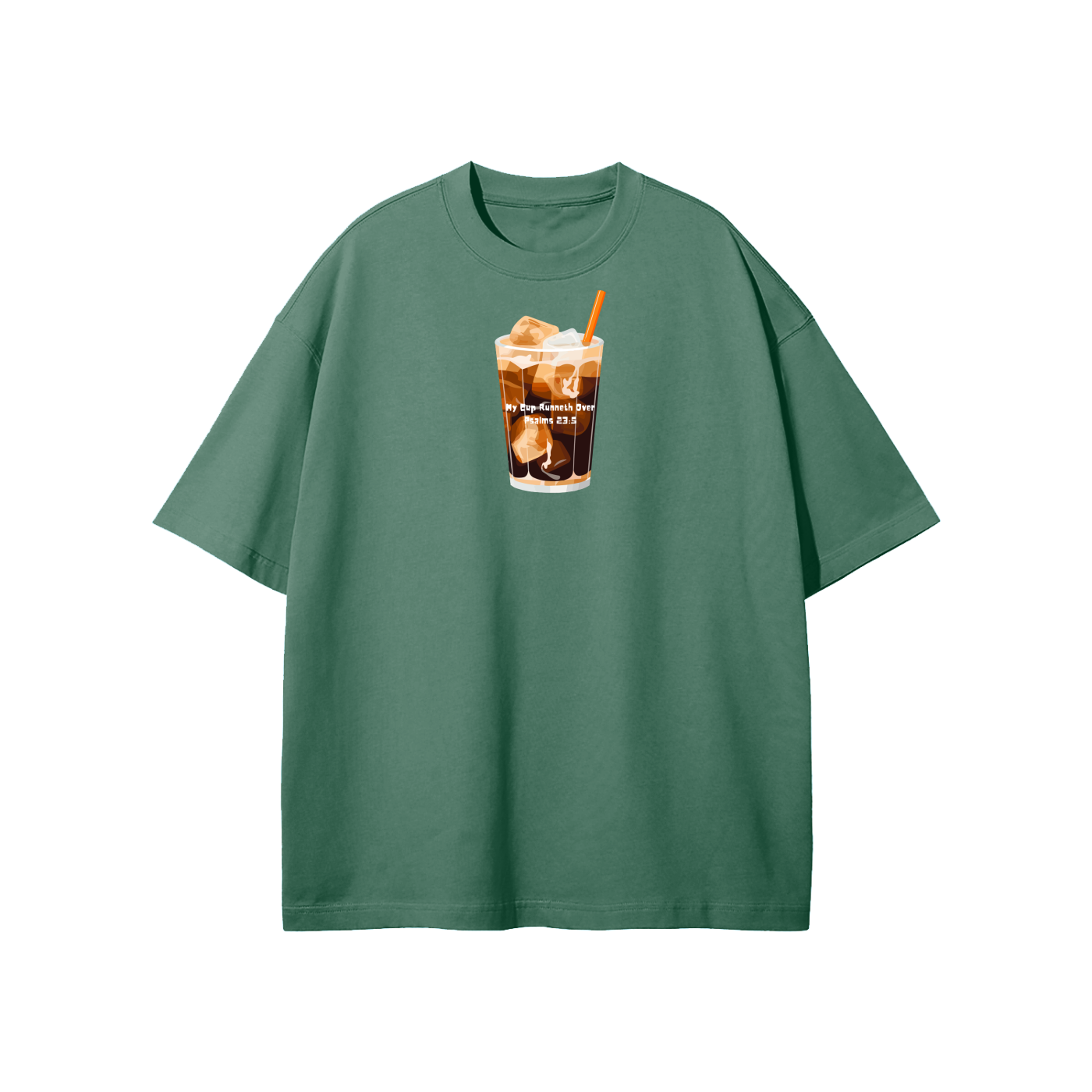 My Cup Runneth Over (1) Streetwear Heavyweight Loose Fit T-Shirt