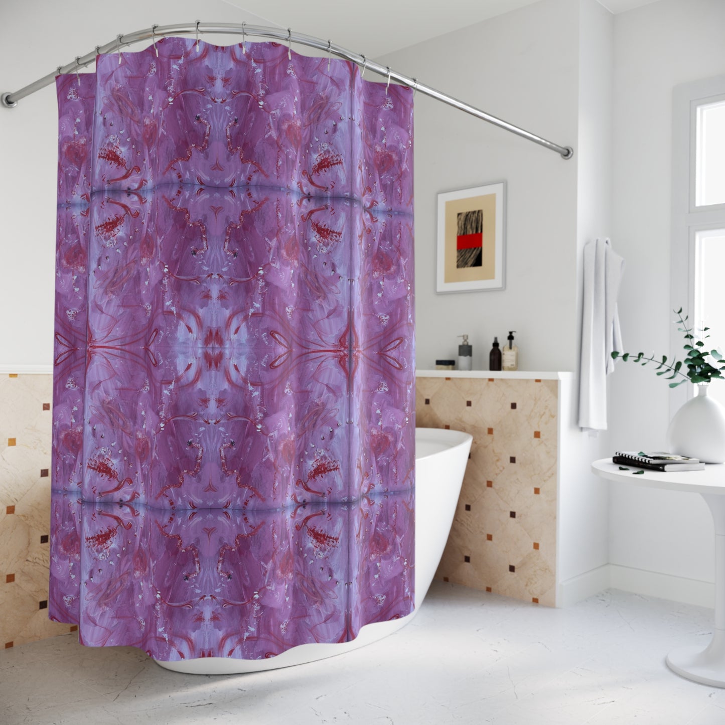 Bloody Romantic Shower Curtains