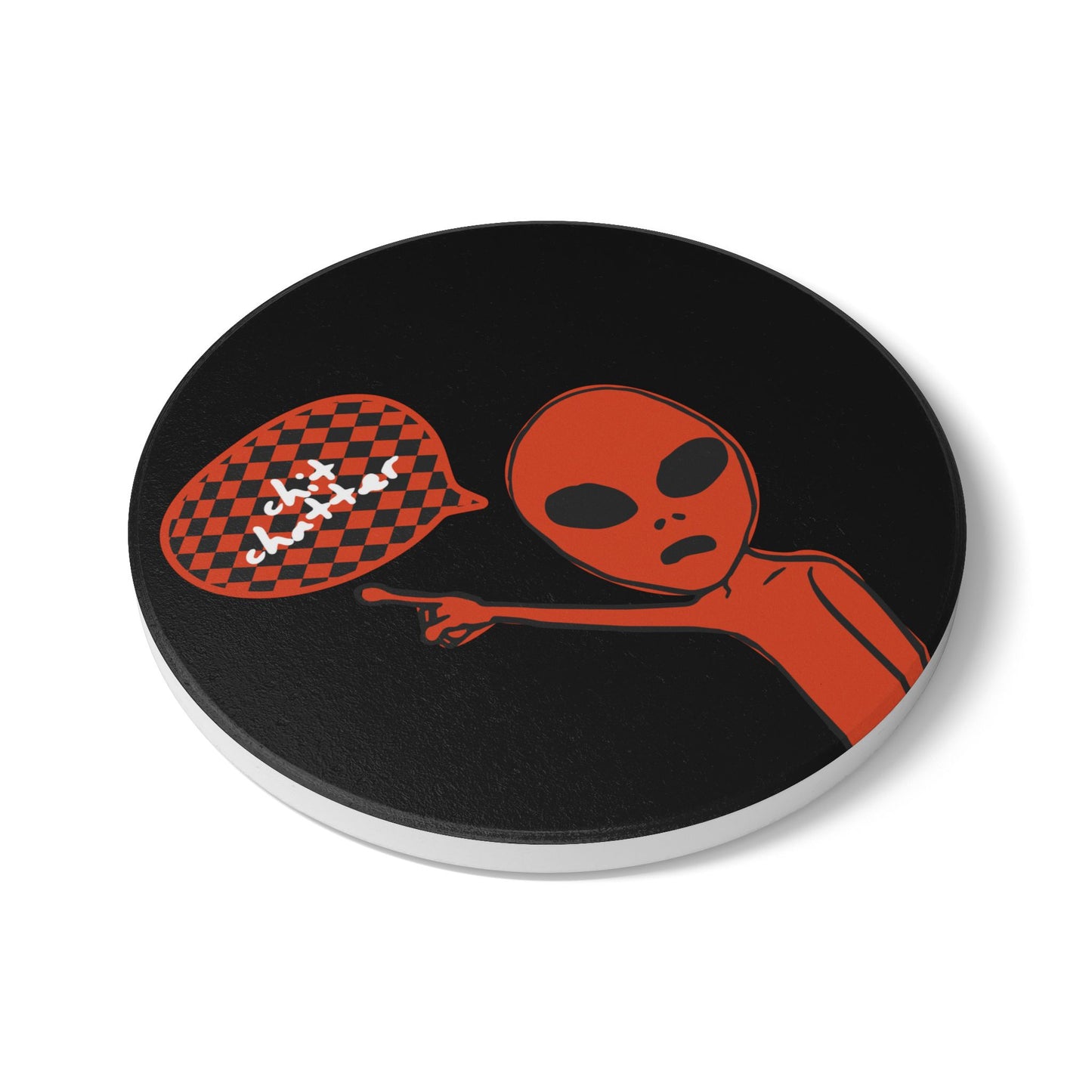 Chit Chatter Ceramic Coaster