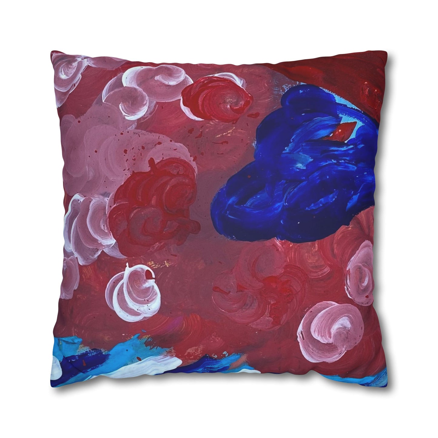 Everything Is Quite Thick Square Poly Canvas Pillowcase