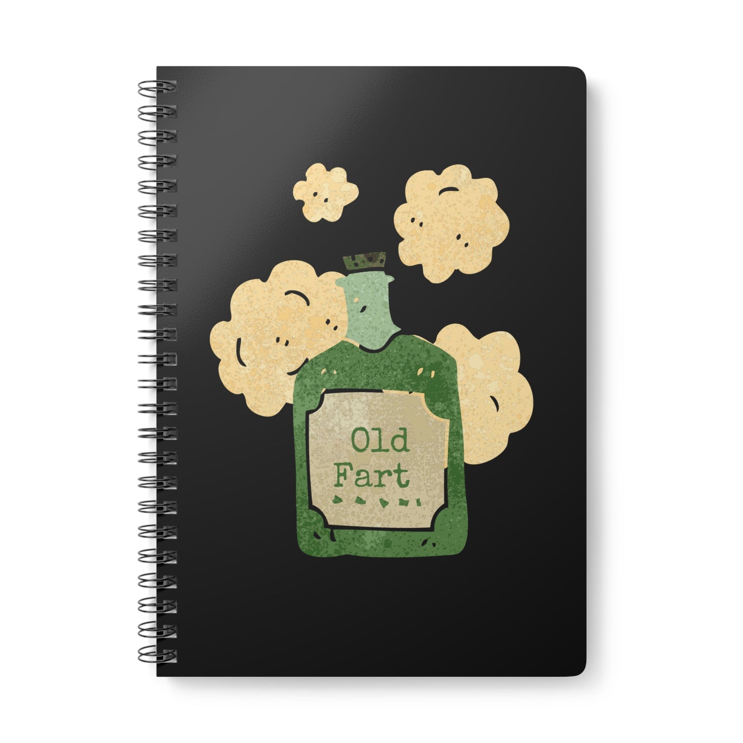 Old Fart Wirobound Softcover Notebook, A5