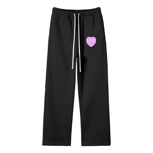 Namjoon Is My Type Streetwear Fleece Straight Leg Pants