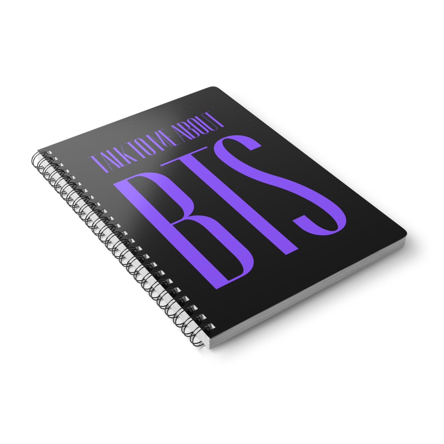 Talk To Me About BTS Wirobound Softcover Notebook, A5