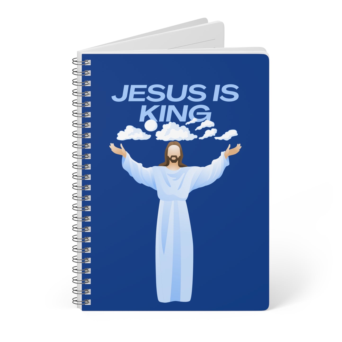 Jesus Is King (1) Wirobound Softcover Notebook, A5
