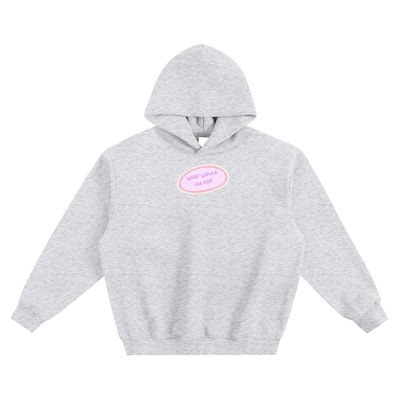 What Would Jin Do Fleeced Boxy Hoodie