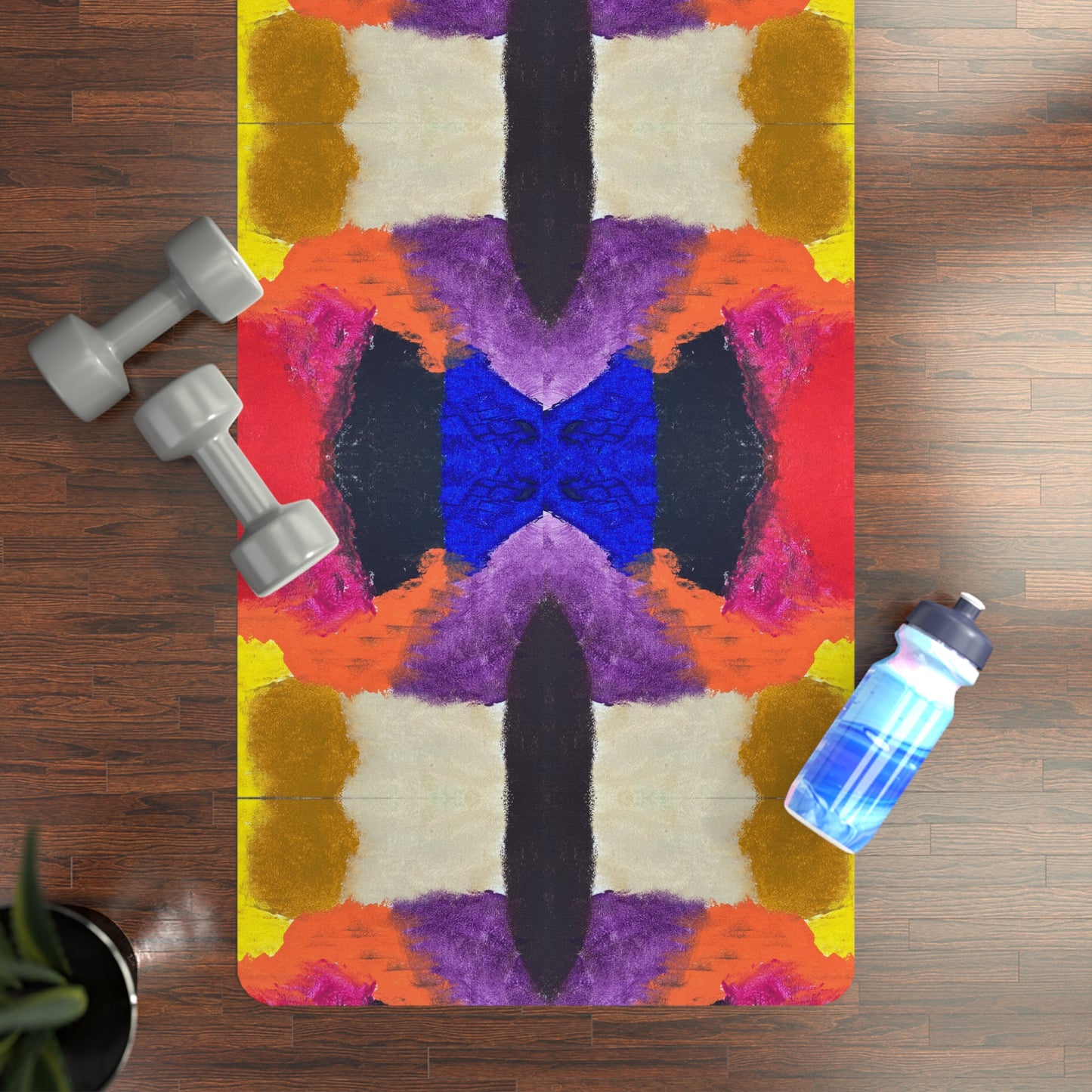 Thru A Rough Patch Rubber Yoga Mat