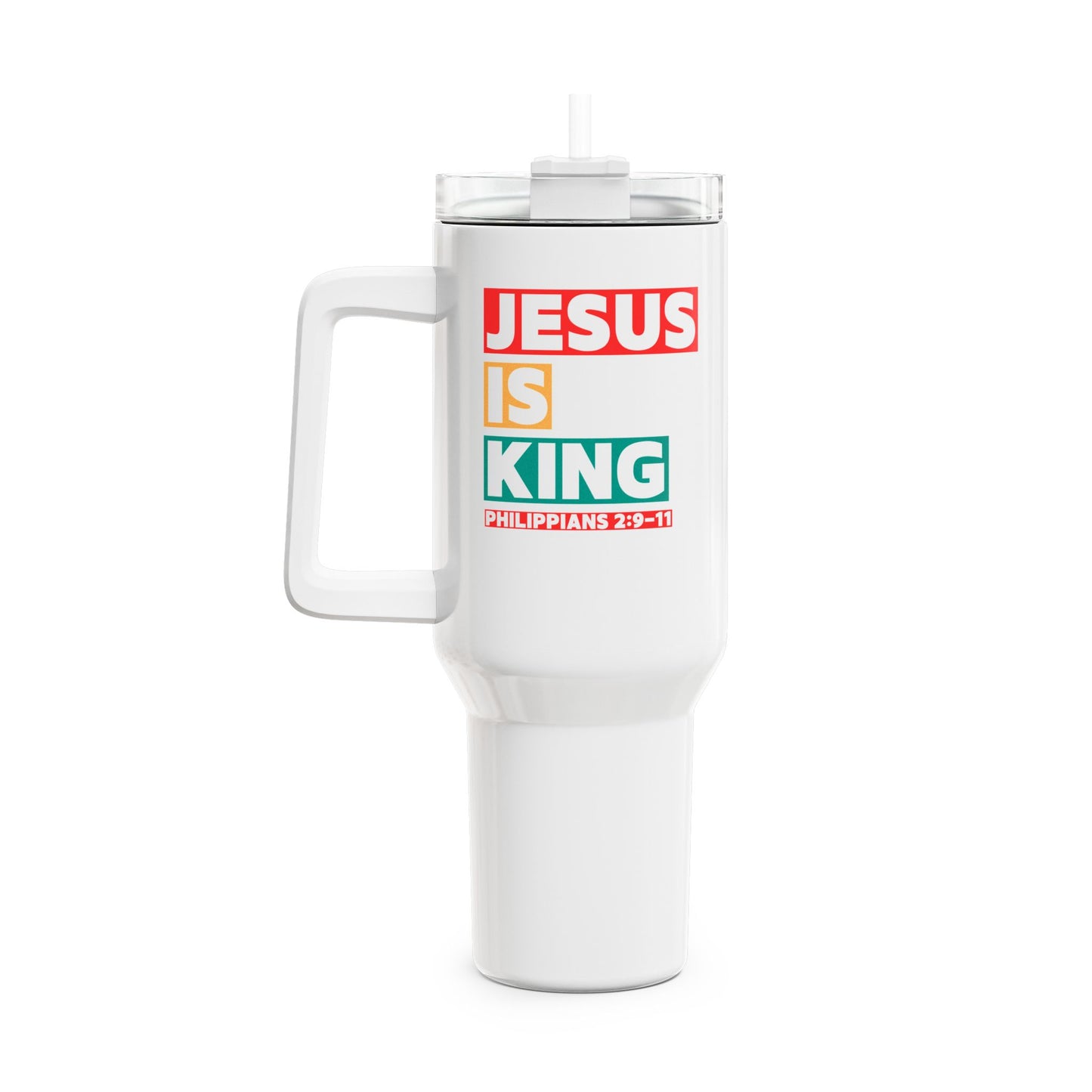Jesus Is King Philippians Tumbler, 40oz
