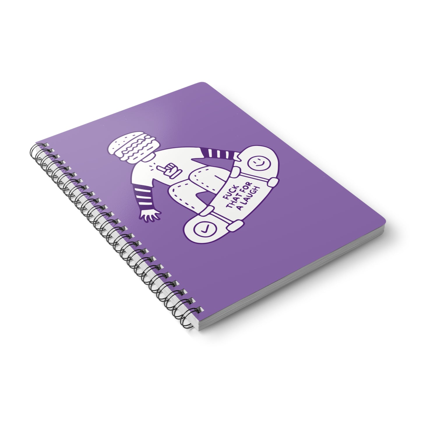 Fuck That For A Laugh Wirobound Softcover Notebook, A5