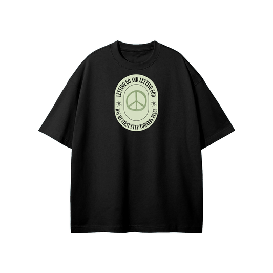 Letting Go & Letting God Streetwear Heavyweight Loose Fit T-Shirt