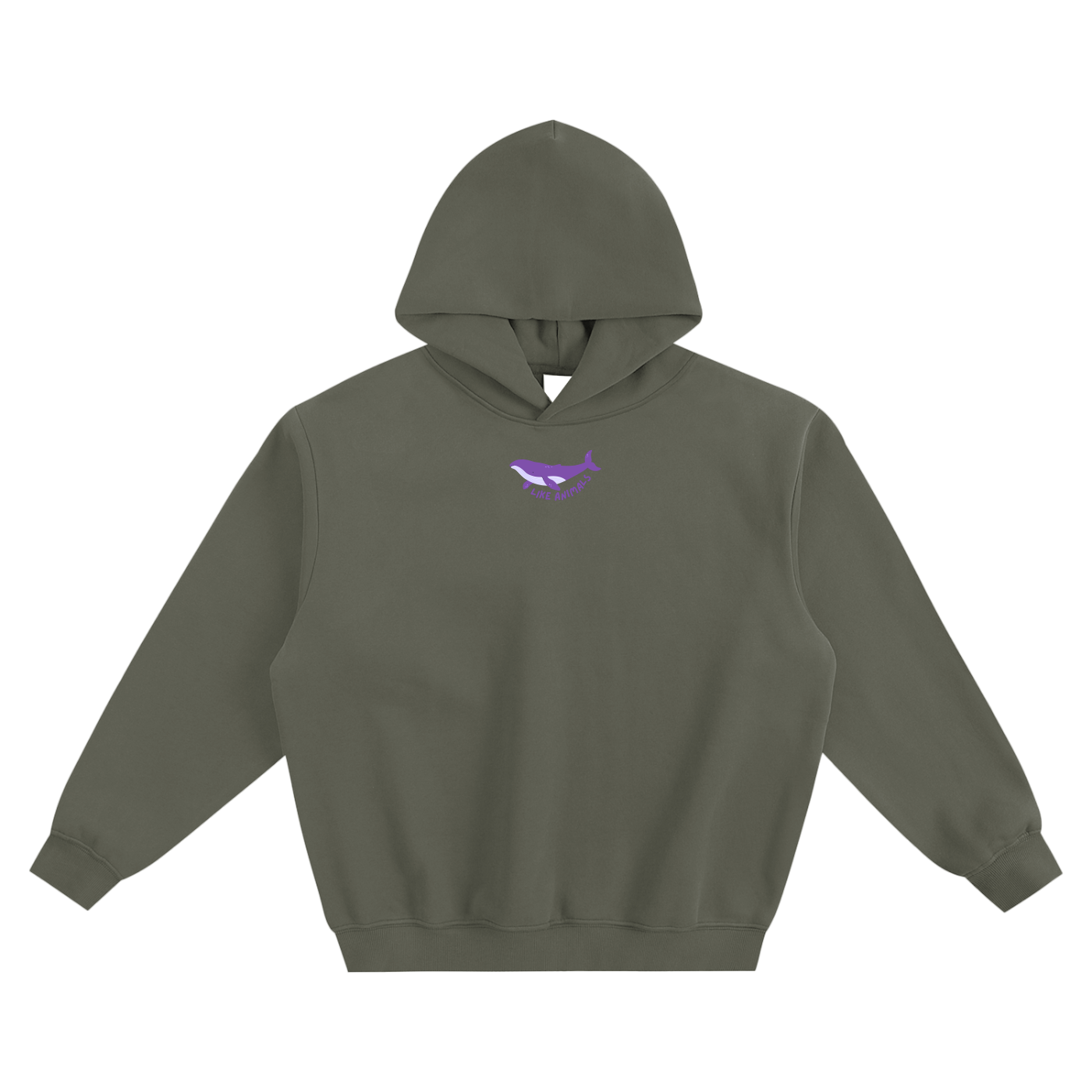 Like Animals BTS Fleeced Boxy Hoodie