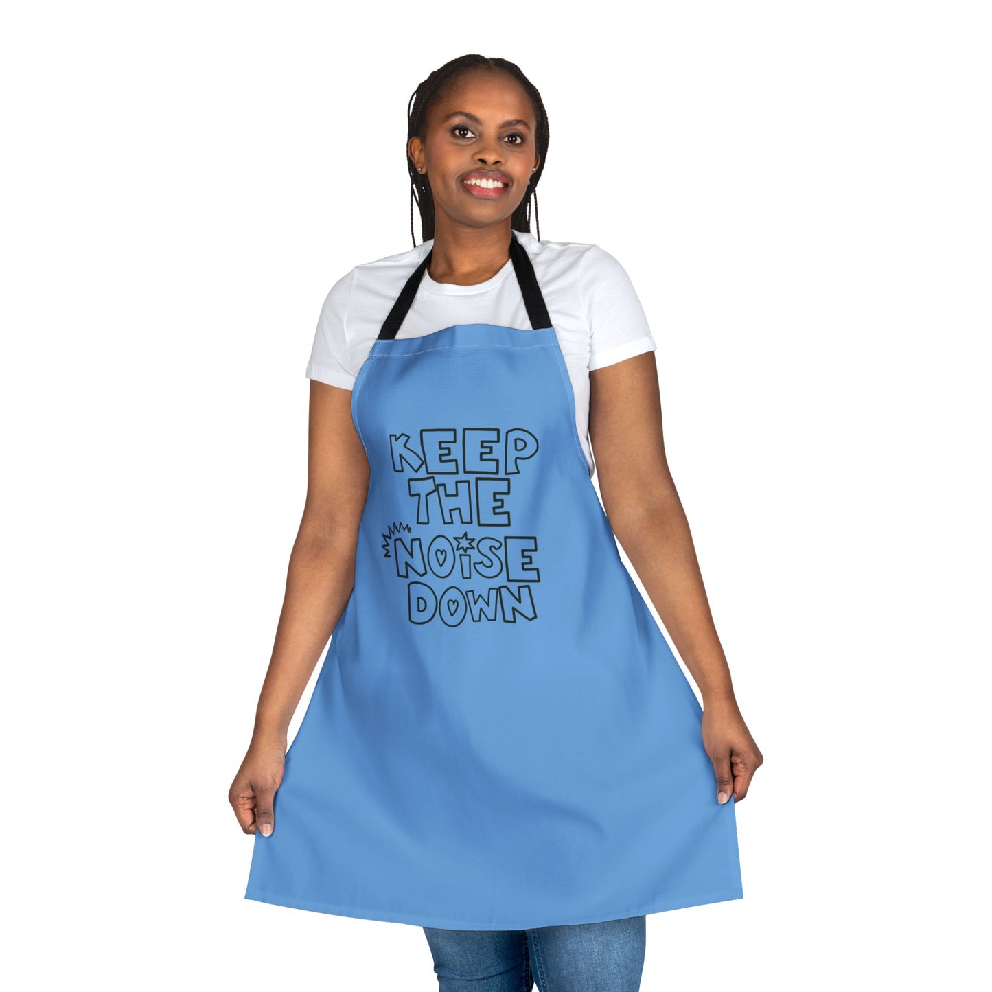 Keep The Noise Down Apron, 5-Color Straps