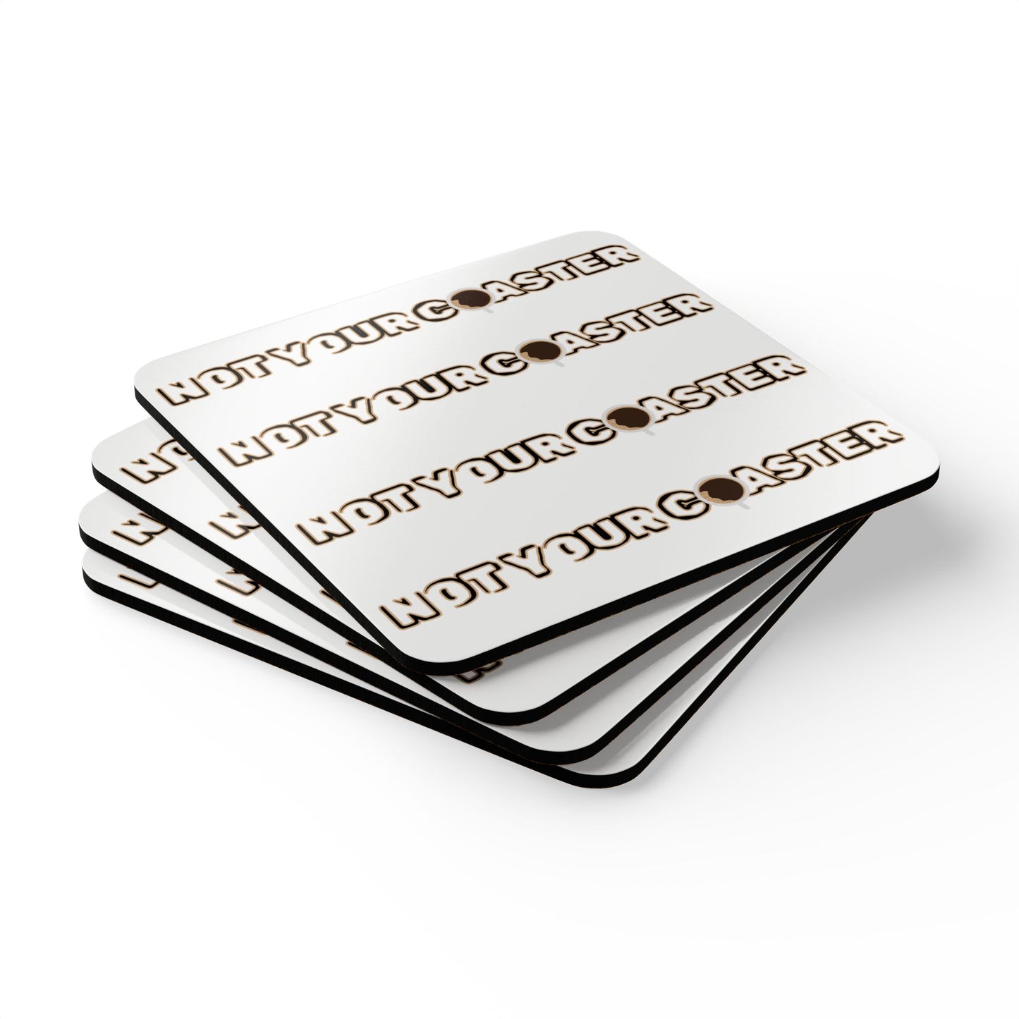 Not Your Coaster Corkwood Coaster Set