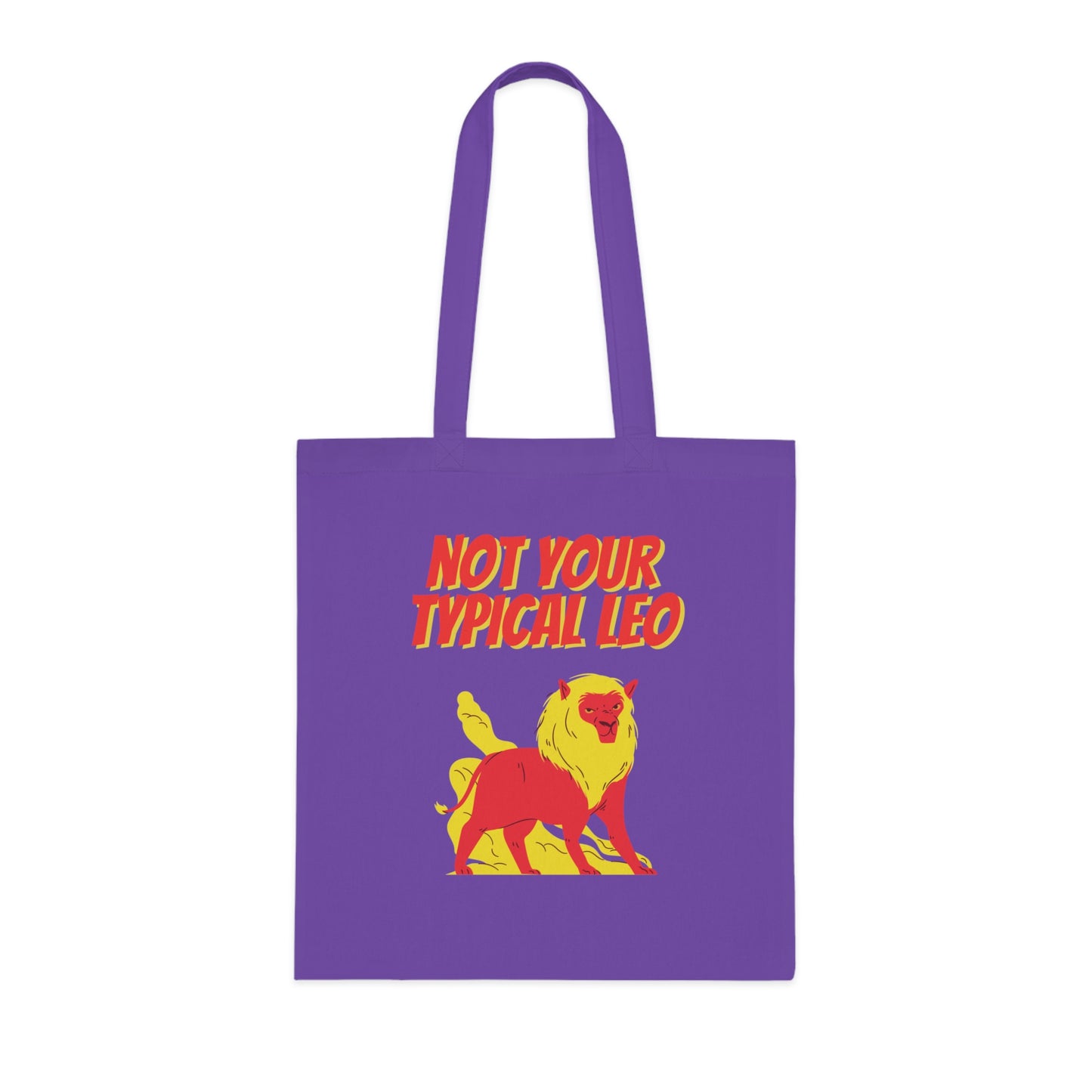 Not Your Typical Leo Cotton Tote