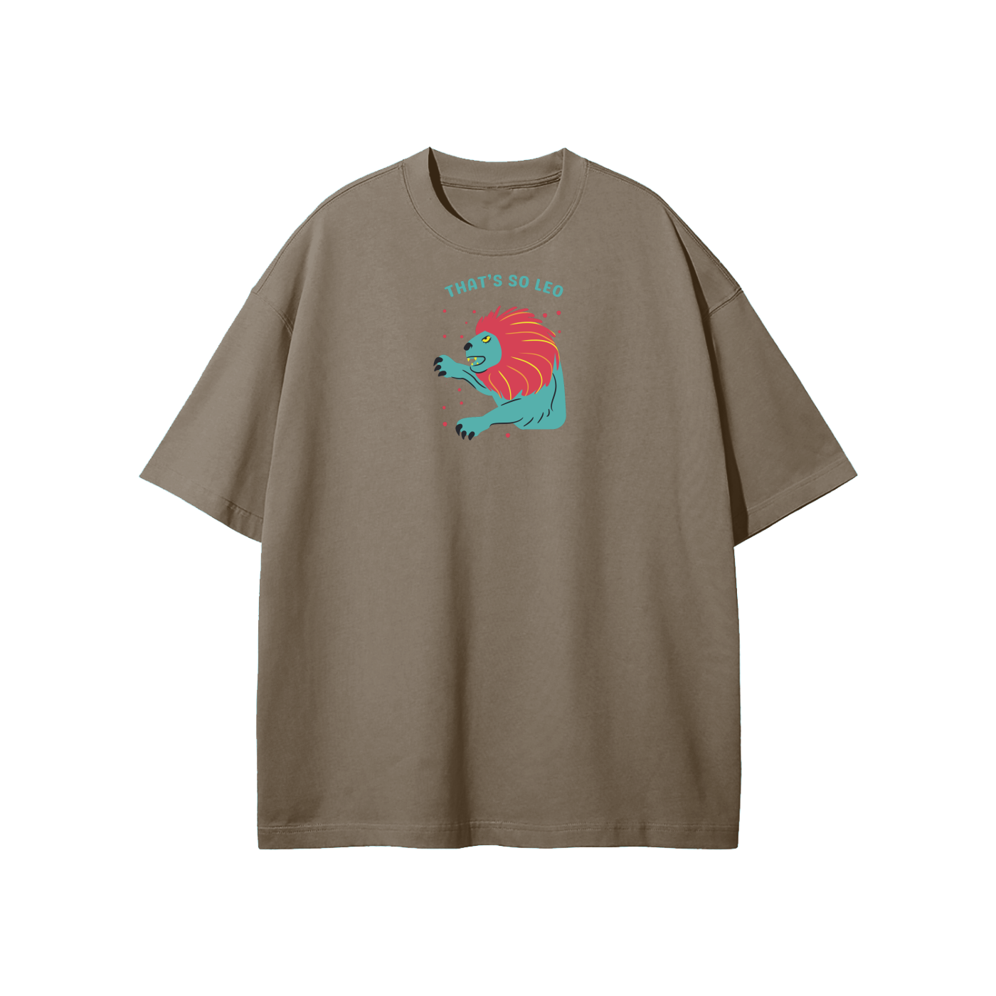 That's So Leo Streetwear Heavyweight Loose Fit T-Shirt