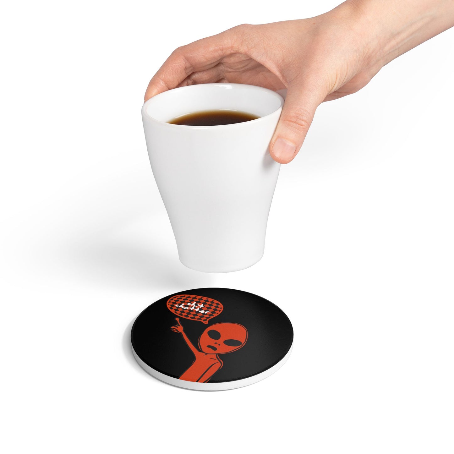 Chit Chatter Ceramic Coaster