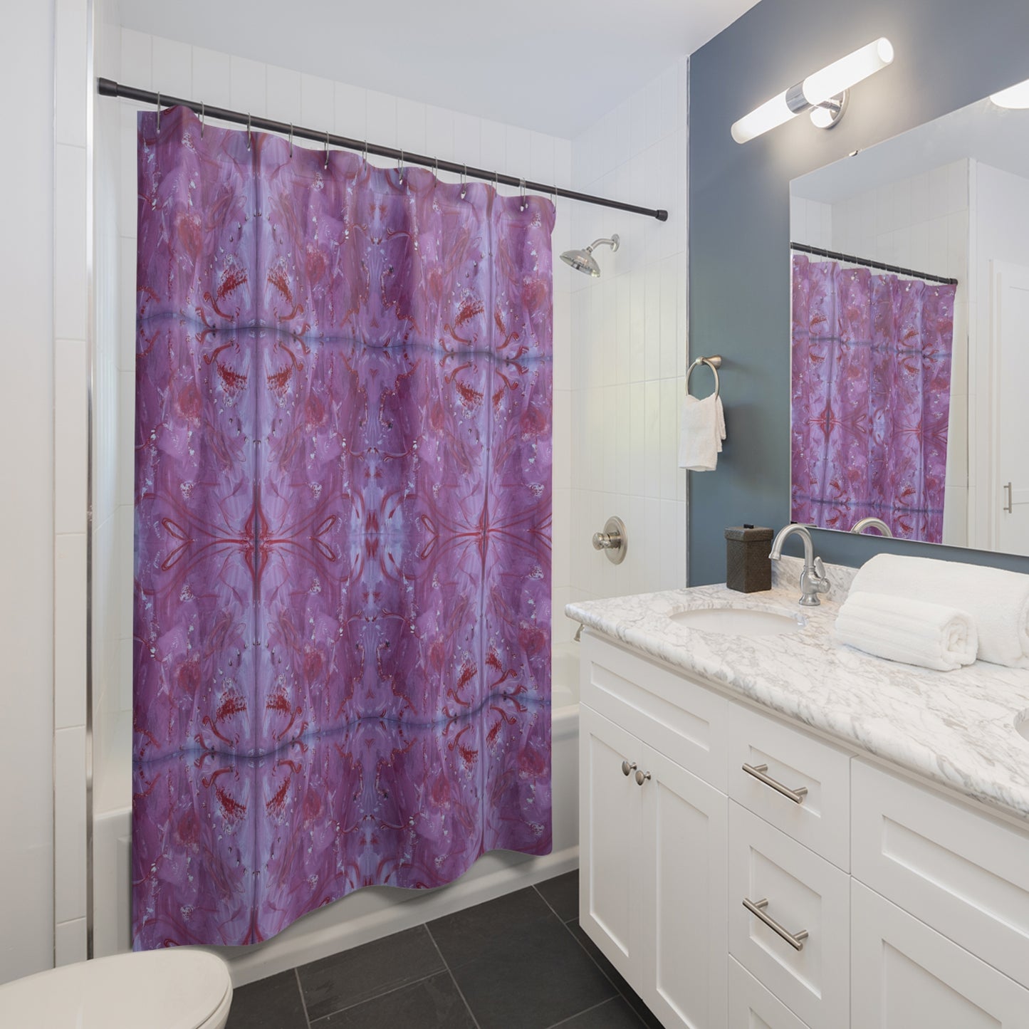 Bloody Romantic Shower Curtains