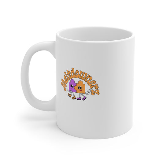 Meltdownerz Puzzle 11oz White Mug