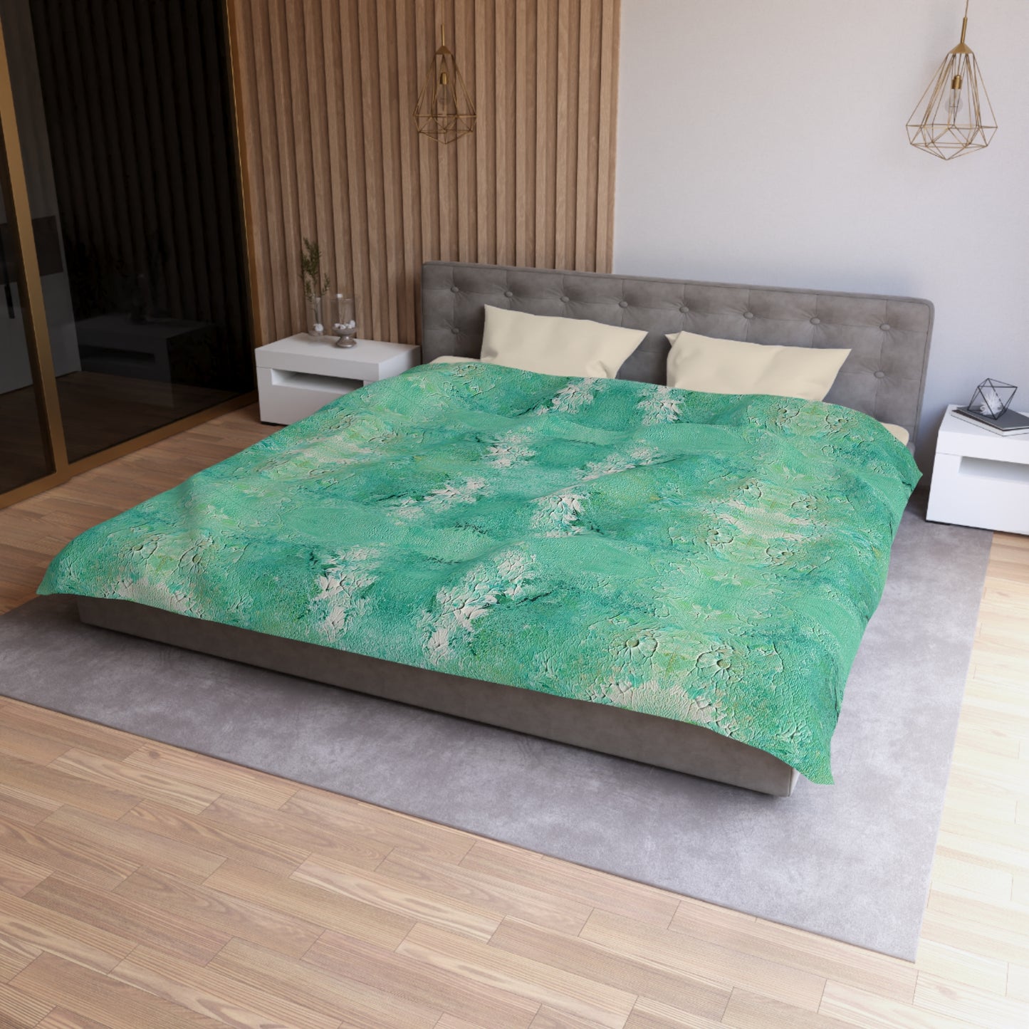 Chlorophyll Microfiber Duvet Cover