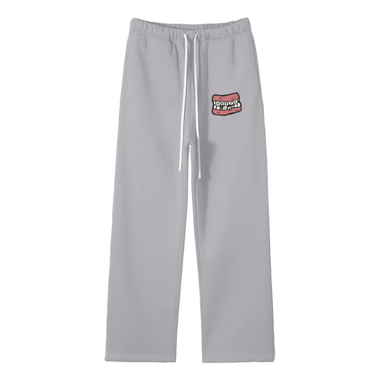 Goofy Rizz Streetwear Fleece Straight Leg Pants