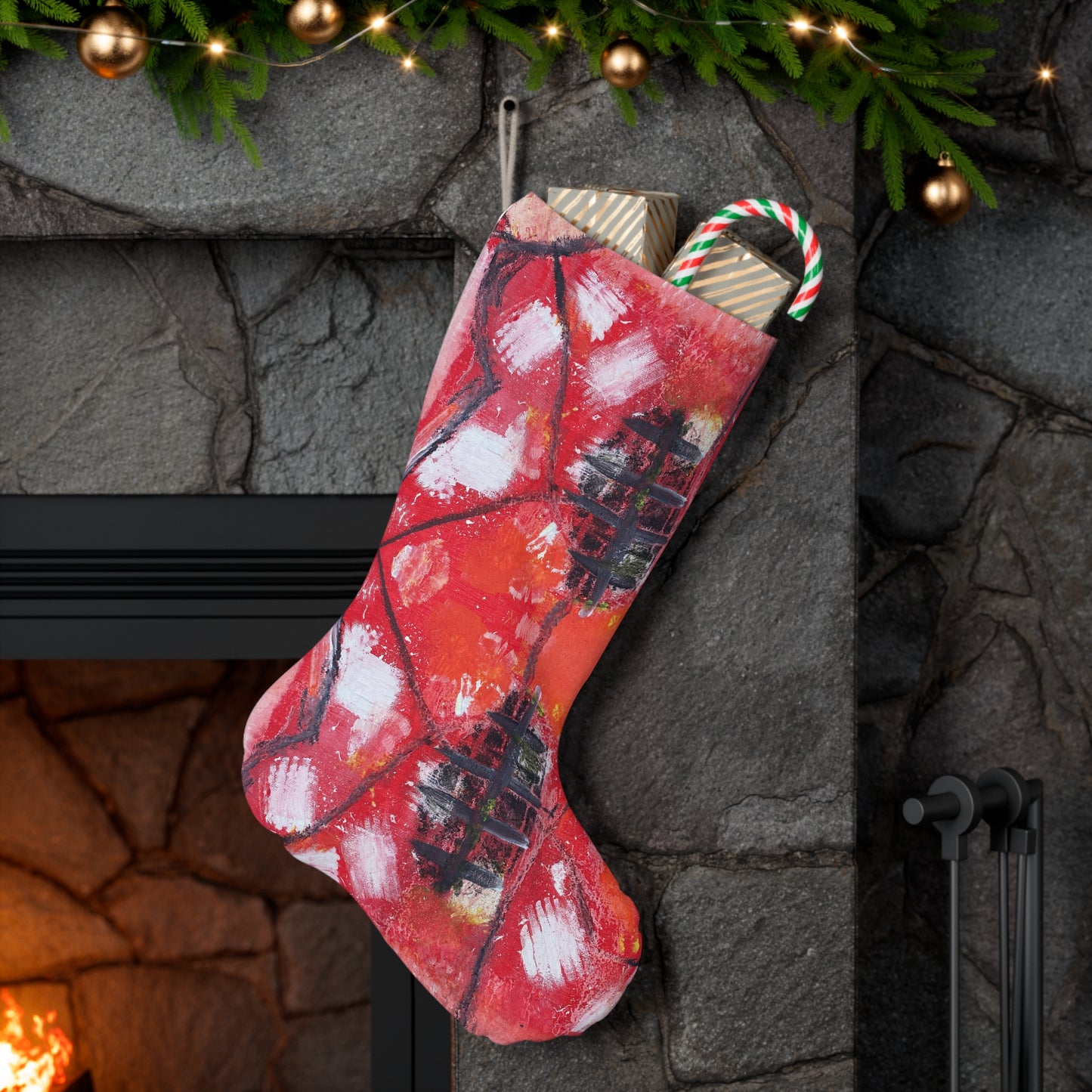Creature Clause Santa Stocking
