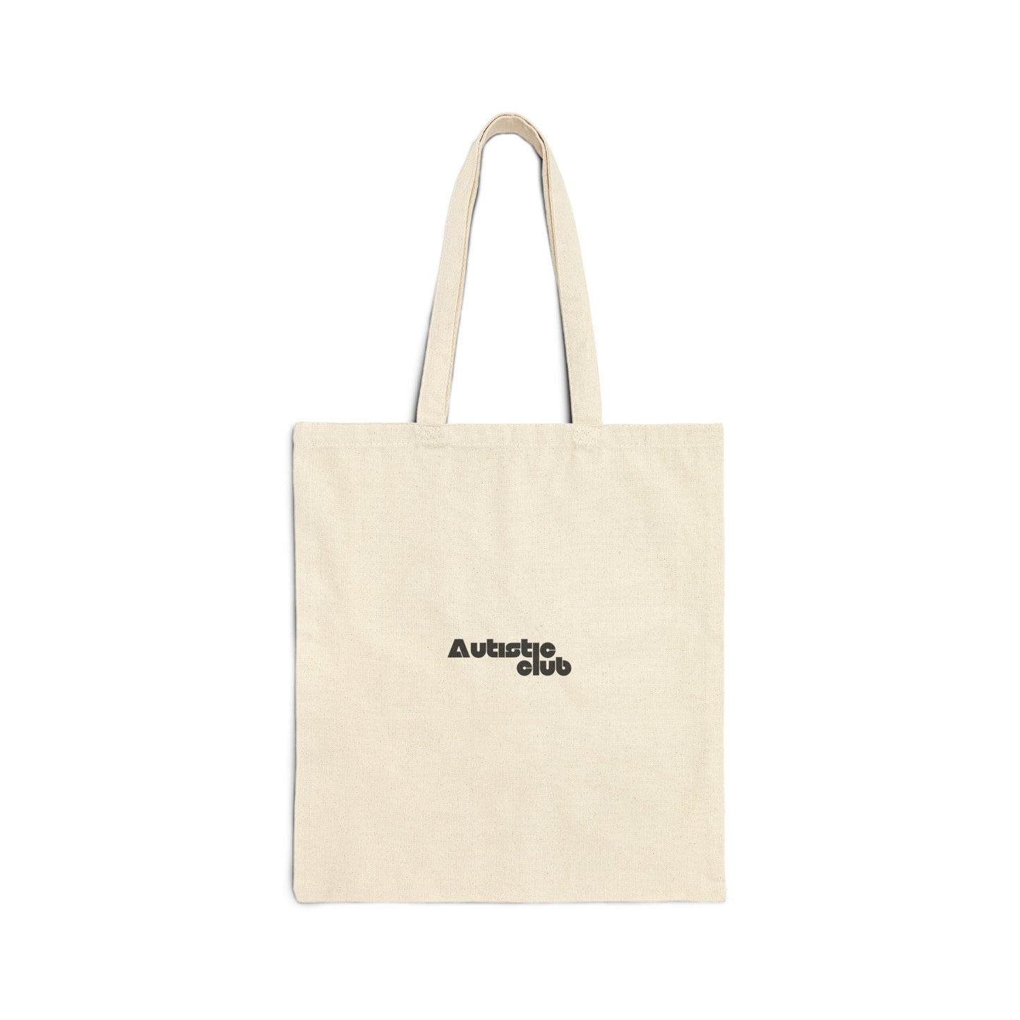 Autistic Club Cotton Canvas Tote Bag