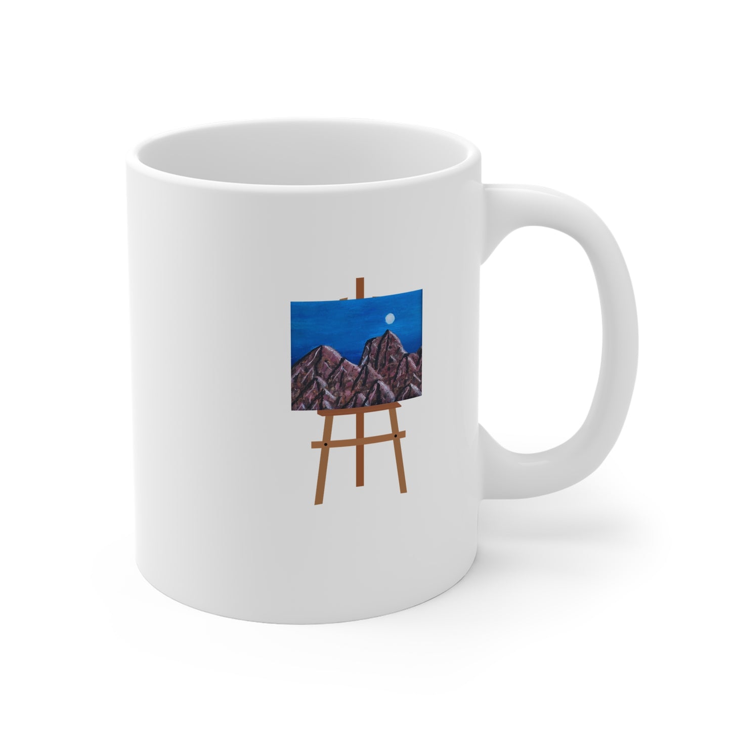 Rocky (Easel) 11oz White Mug