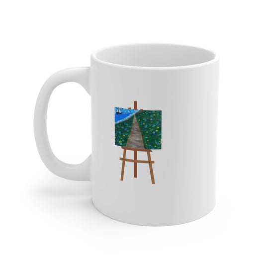 Bay Bae (Easel) 11oz White Mug
