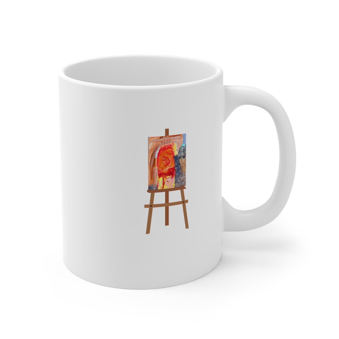 Decipher (Easel) 11oz White Mug