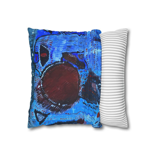 A Rats Tale Of New York Square Poly Canvas Pillowcase