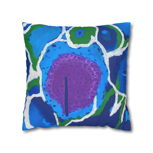 Microscope Invasion Square Poly Canvas Pillowcase
