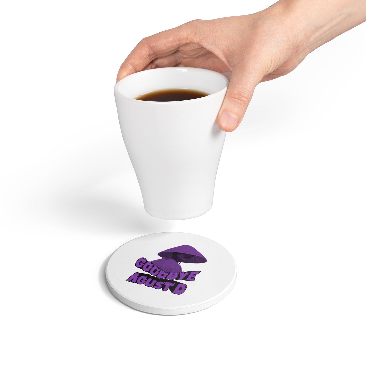 Goodbye Agust D Ceramic Coaster