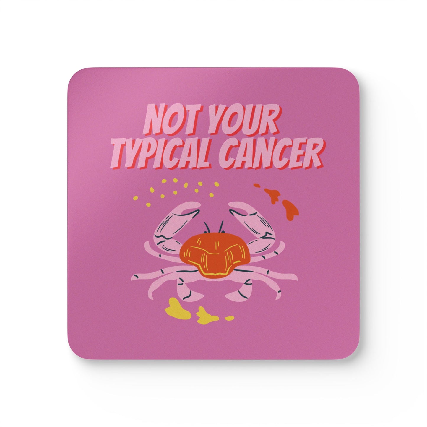 Not Your Typical Cancer Corkwood Coaster Set