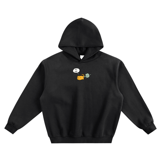 Old Fart Fleeced Boxy Hoodie