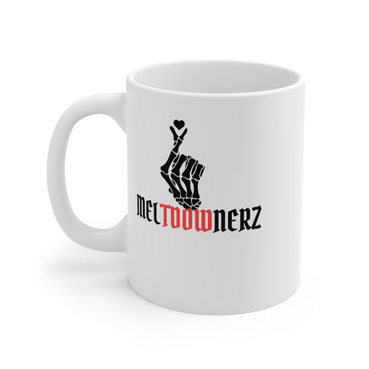Meltdownerz Bonez 11oz White Mug