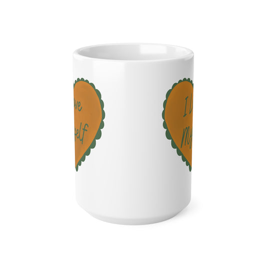 I Love Myself (2) Ceramic Coffee Cup, 15oz