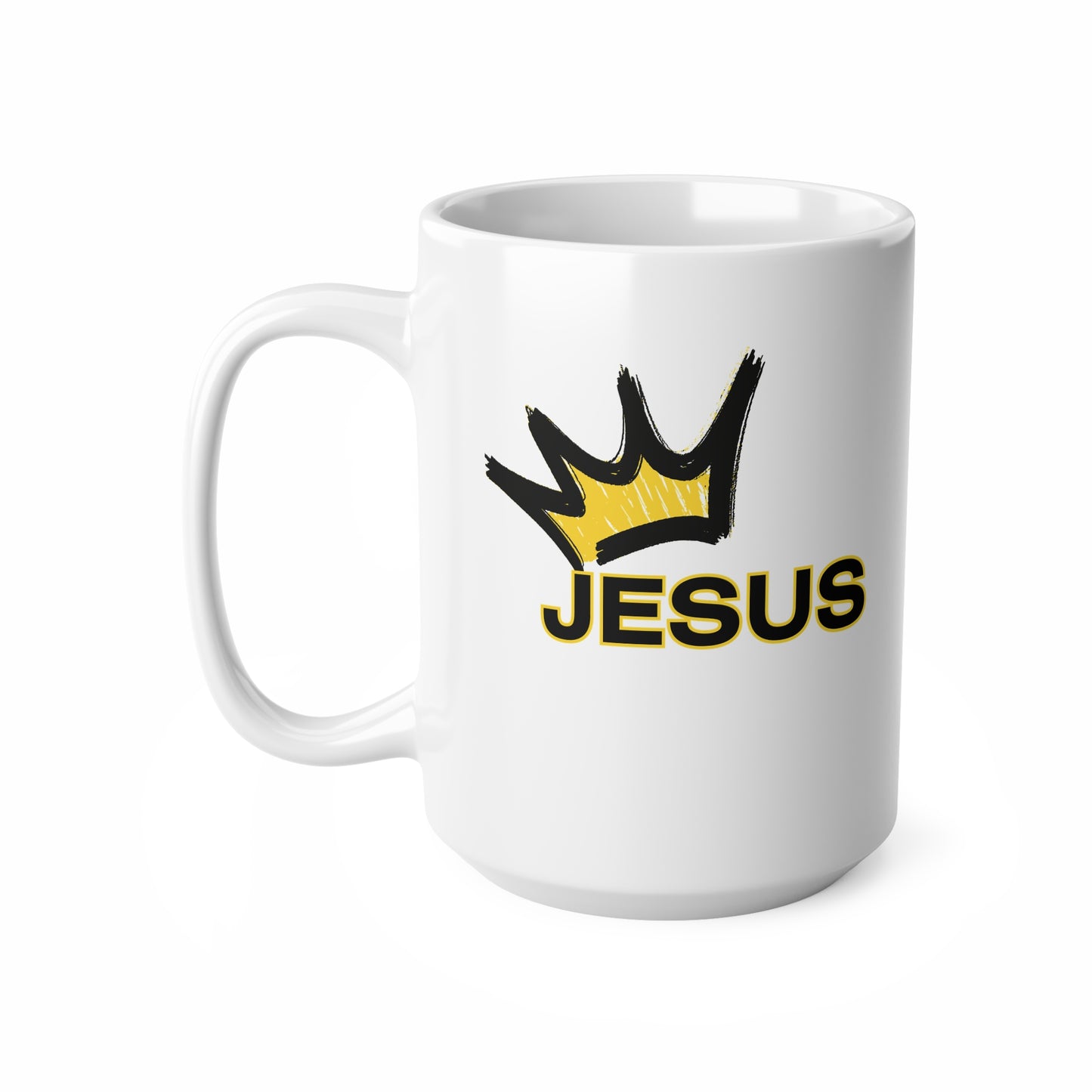 Jesus Is King (1) Ceramic Coffee Cup, 15oz