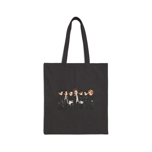 BTS Stage Outfit Cotton Canvas Tote Bag