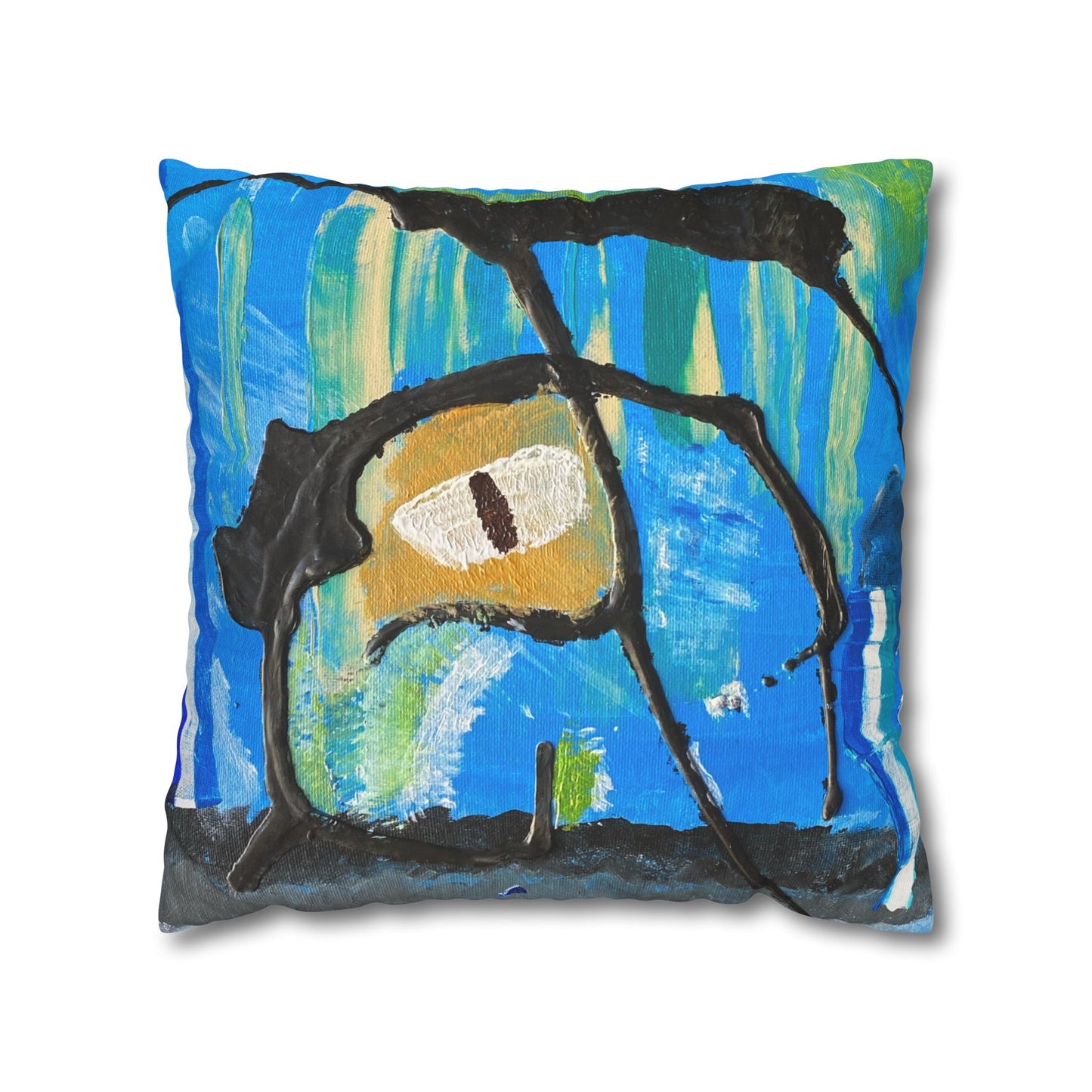 Demo Dome Square Poly Canvas Pillowcase