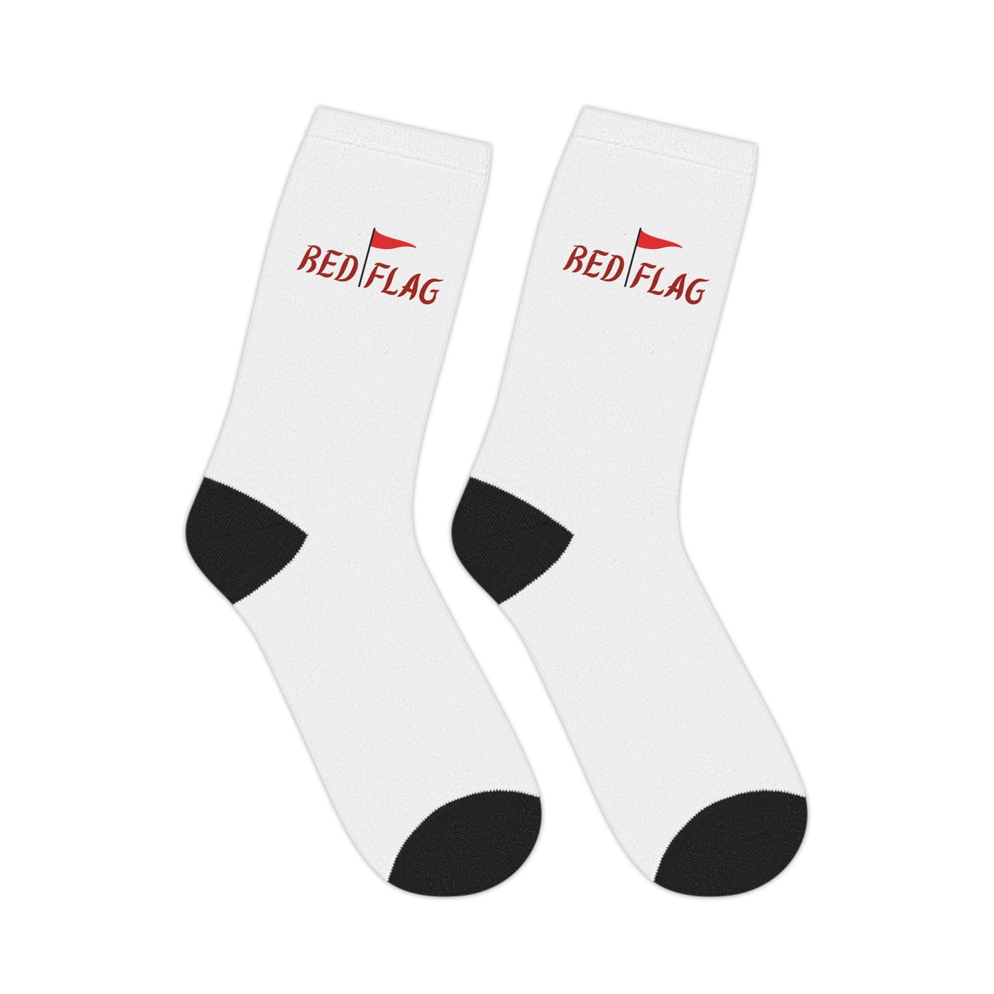 Red Flag (2) Mid-length Socks