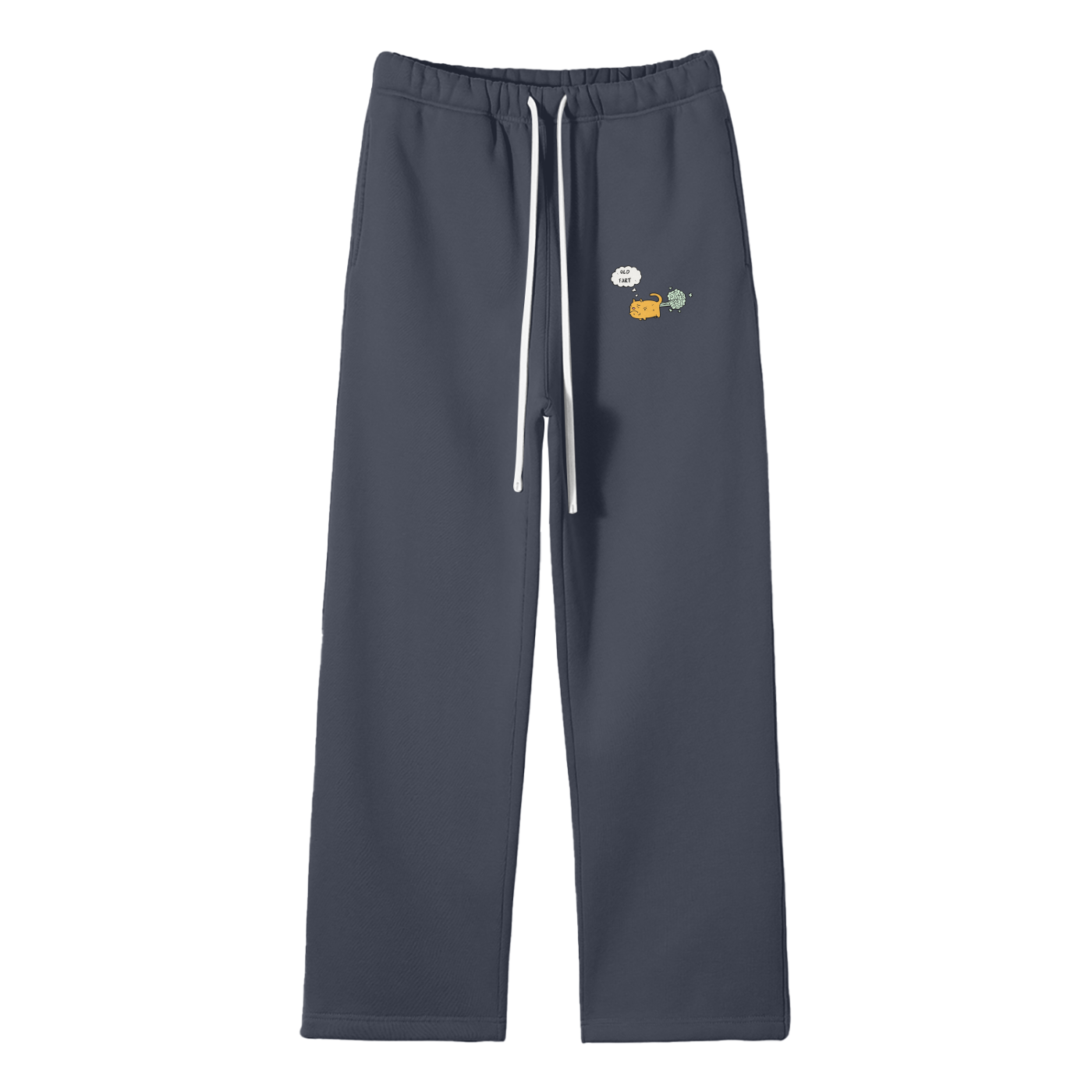 Old Fart Streetwear Fleece Straight Leg Pants