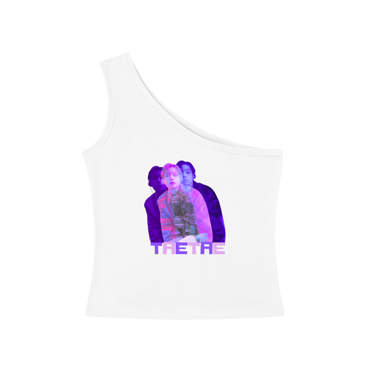 TaeTae One-Shoulder Crop T-Shirt