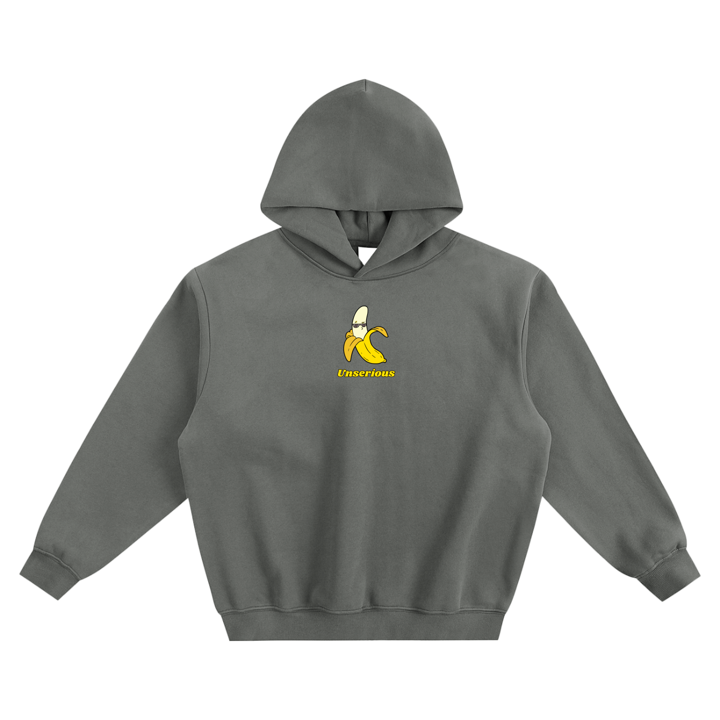 Unserious Fleeced Boxy Hoodie