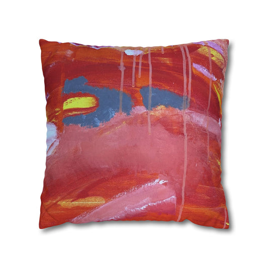 The Carrier Square Poly Canvas Pillowcase