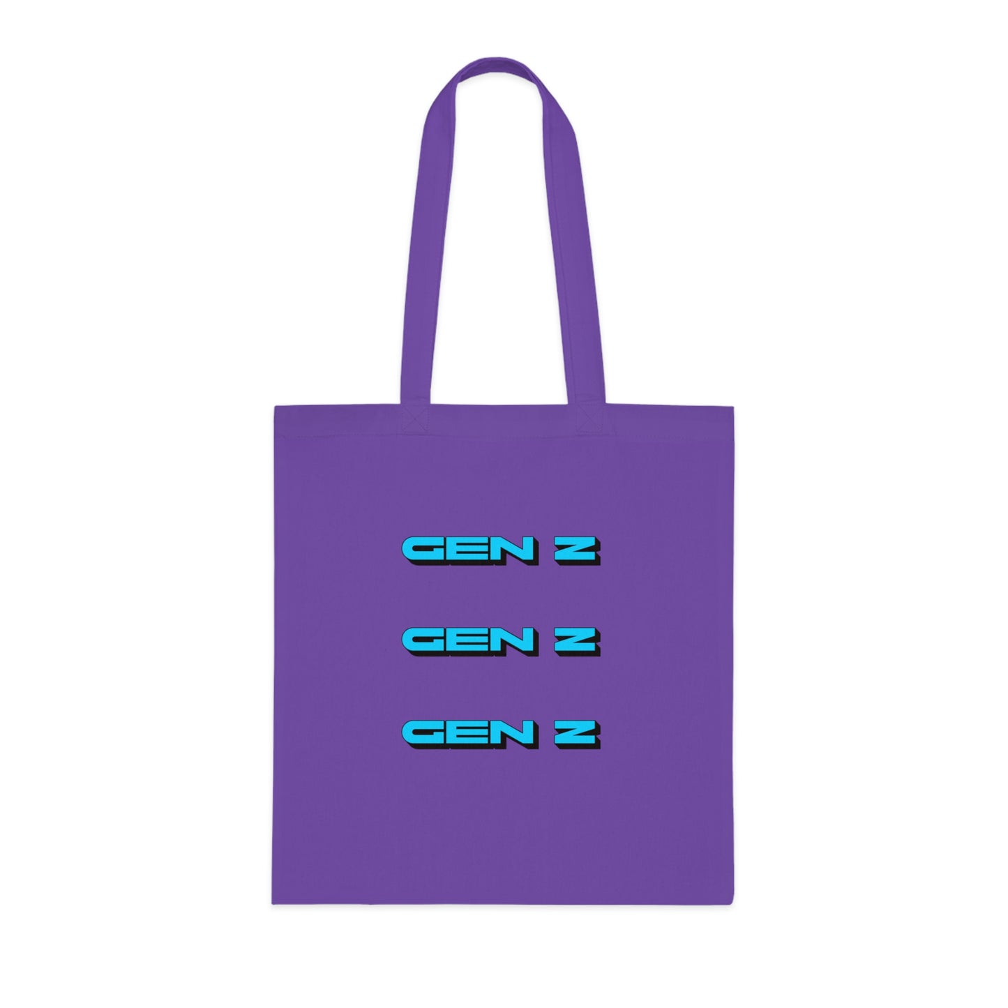 Gen Z Blue Cotton Tote