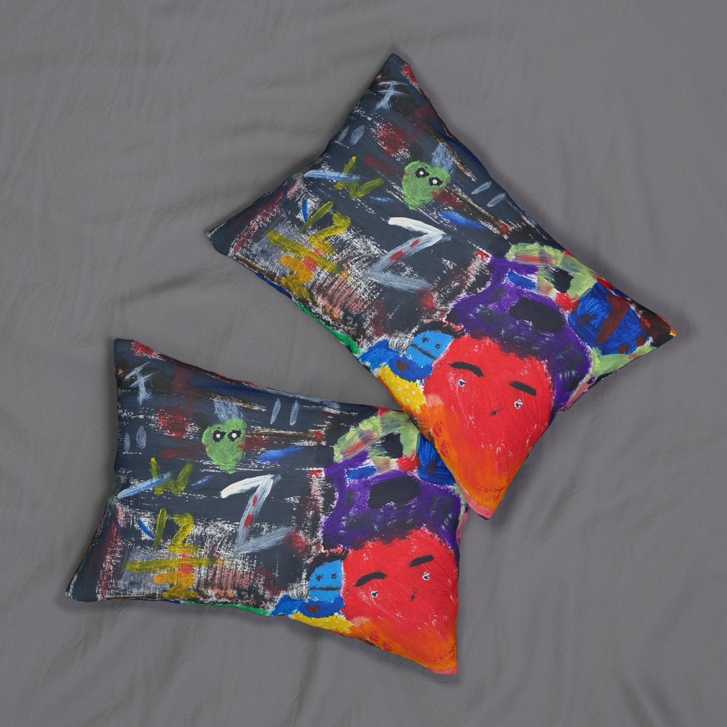 My Parents Are Aliens Spun Polyester Lumbar Pillow