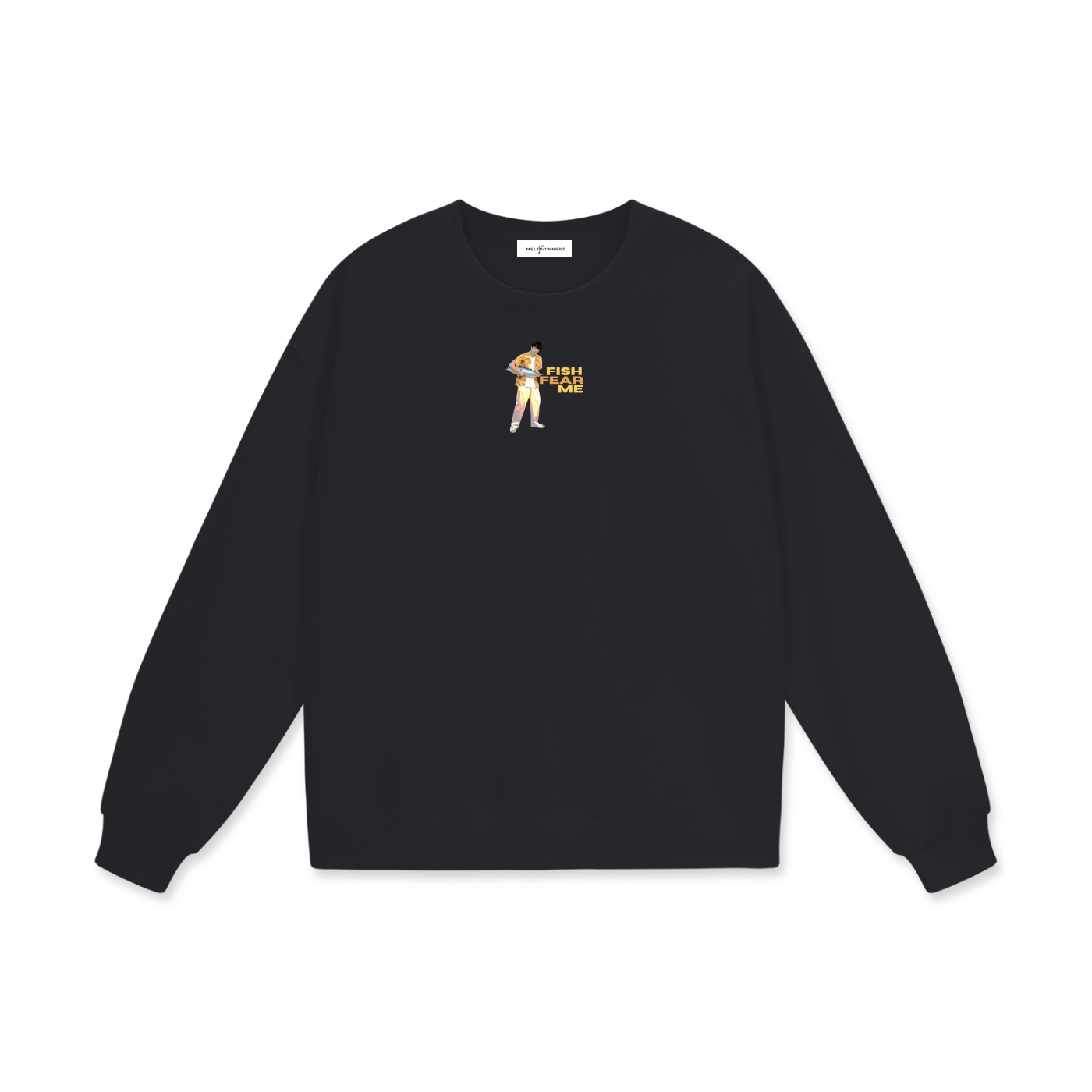 Fish Fear Me (Jin) Heavyweight Drop Shoulder Sweatshirt